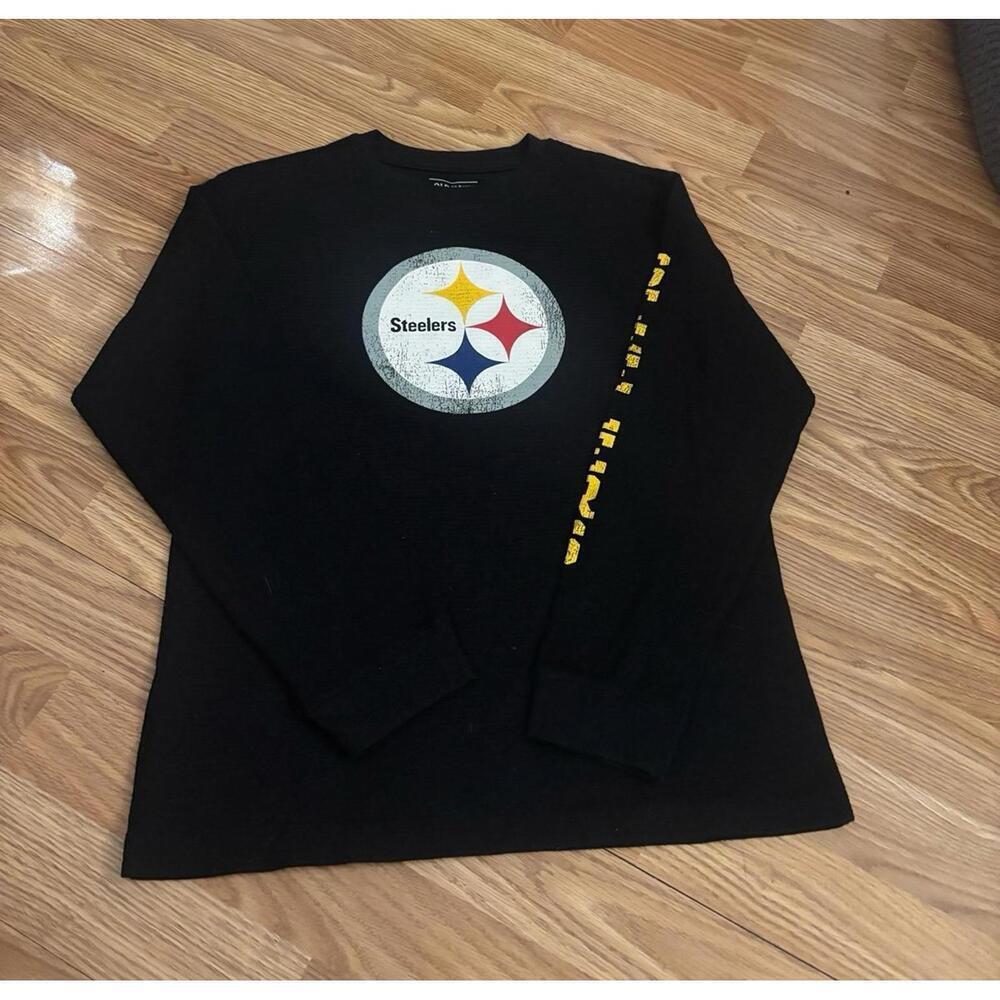 Old Navy Pittsburgh Steelers Thermal Long Sleeve Top Boys Size XL (14-16)